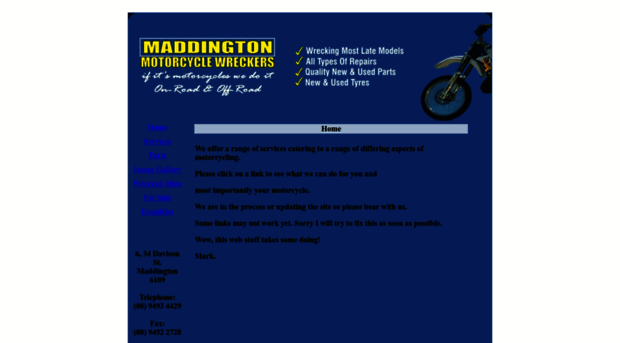 maddingtonmotorcyclewreckers.com