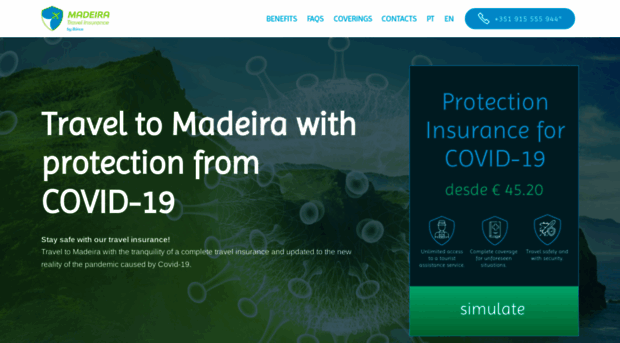 madeiratravelinsurance.com