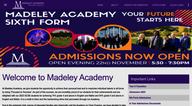 madeleyacademy.com