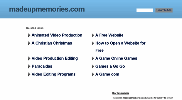 madeupmemories.com