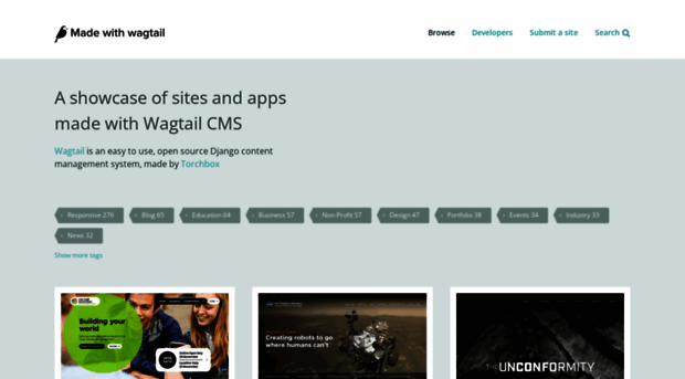 madewithwagtail.org