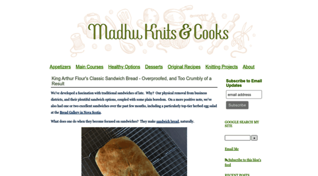 madhuknitsandcooks.com