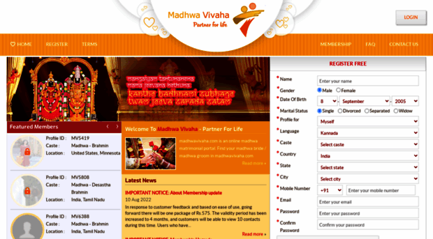 madhwavivaha.com