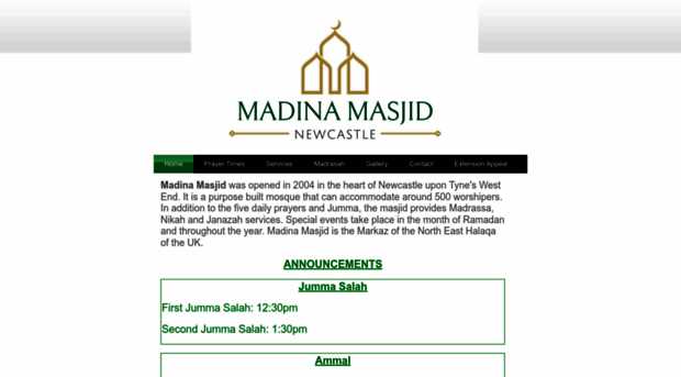 madinamasjidnewcastle.org.uk