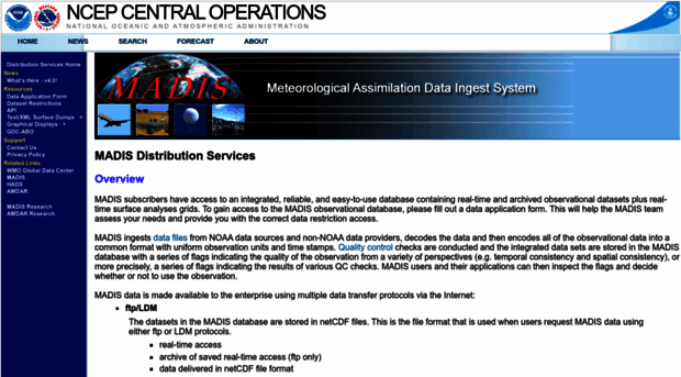 madis-data.ncep.noaa.gov