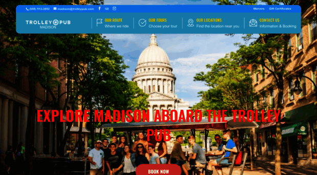 madison.trolleypub.com