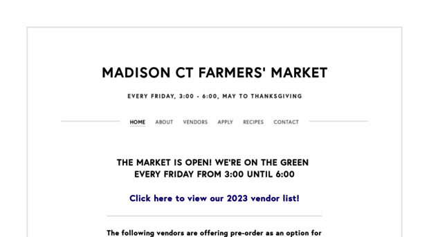 madisonctfarmersmarket.com