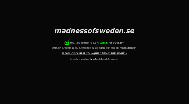 madnessofsweden.se