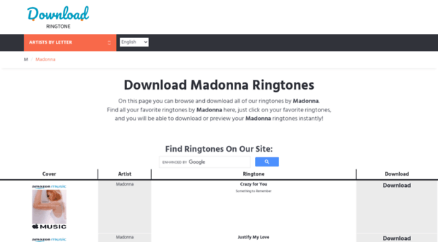 madonna.download-ringtone.com