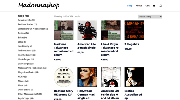 madonnashop.com