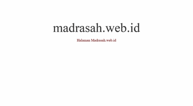 madrasah.web.id