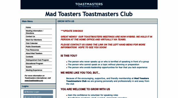 madtoasters.toastmastersclubs.org