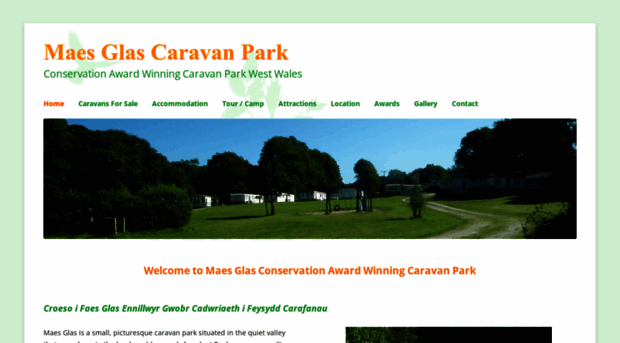 maesglascaravanpark.com