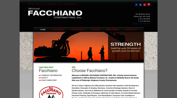 mafacchianocontracting.com