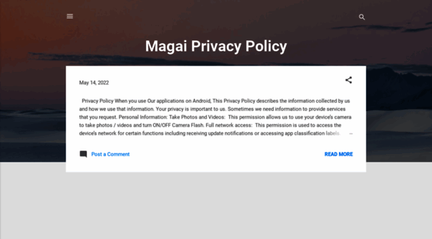 magaiprivacypolicy.blogspot.com