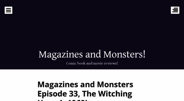 magazinesandmonsters.com