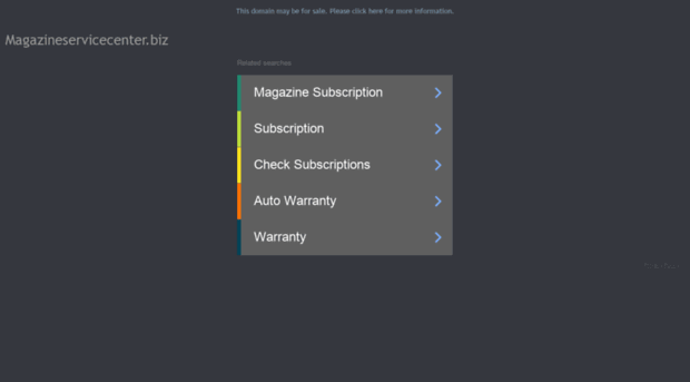 magazineservicecenter.biz