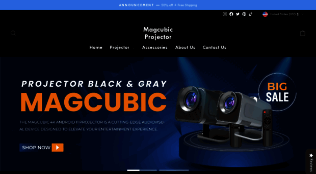 magcubicsprojector.com