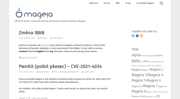 mageia.cz