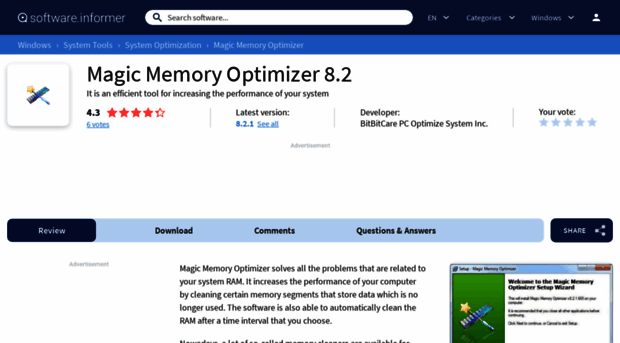 magic-memory-optimizer.software.informer.com