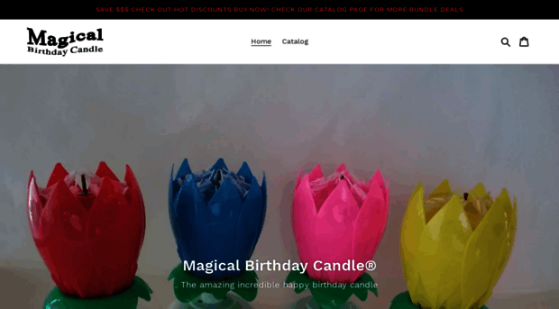magicalbirthdaycandle.com