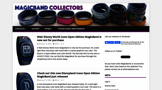 magicbandcollectors.com