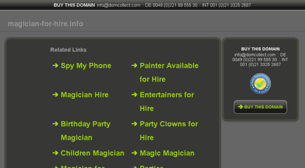 magician-for-hire.info