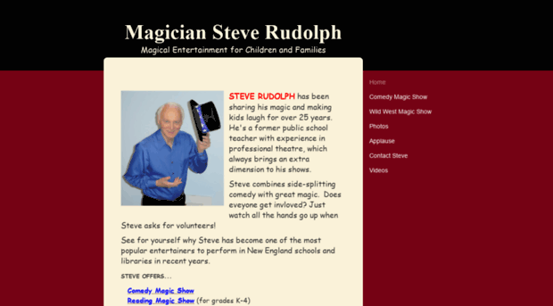 magiciansteverudolph.com