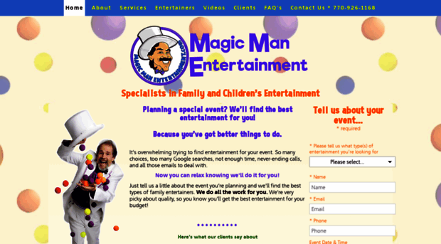 magicmanentertainment.com