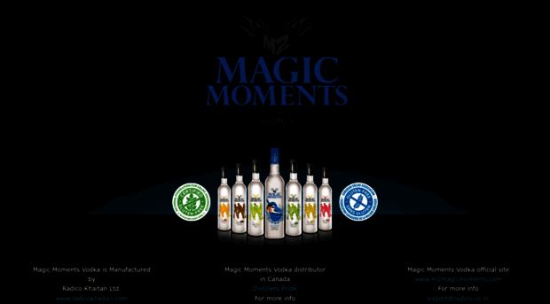 magicmomentsvodka.com