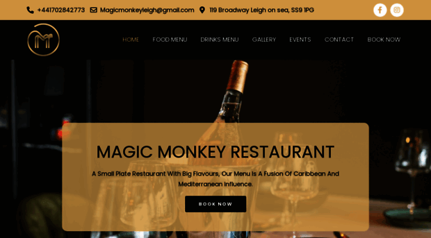 magicmonkeyrestaurant.co.uk