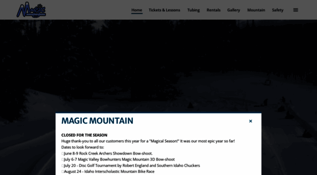 magicmountainresort.com