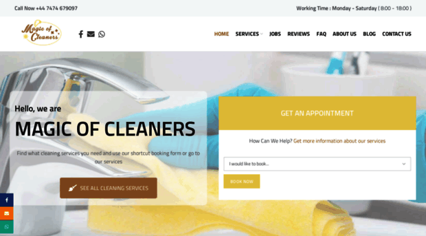 magicofcleaners.co.uk