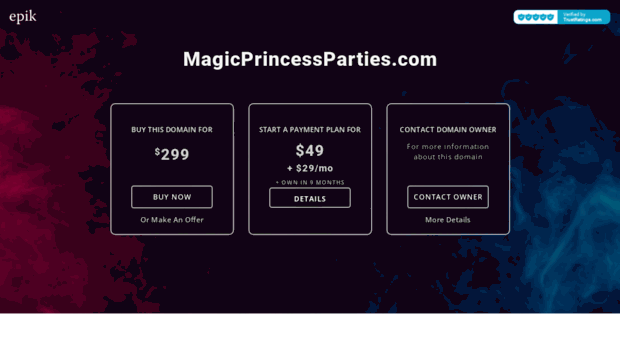 magicprincessparties.com