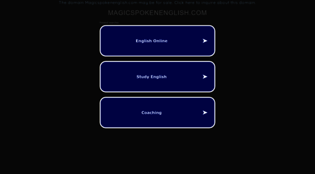 magicspokenenglish.com