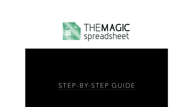 magicspreadsheet.com