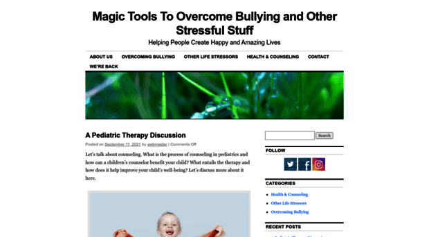 magictoolstoovercomebullying.com