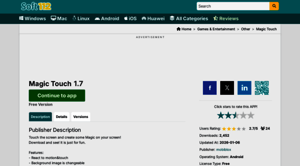 magictouch.soft112.com - Magic Touch 1.7 Free Download - Magic Touch ...