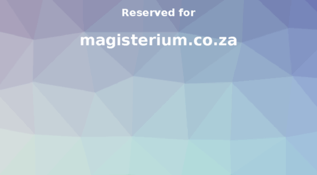 magisterium.co.za