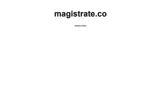 magistrate.co