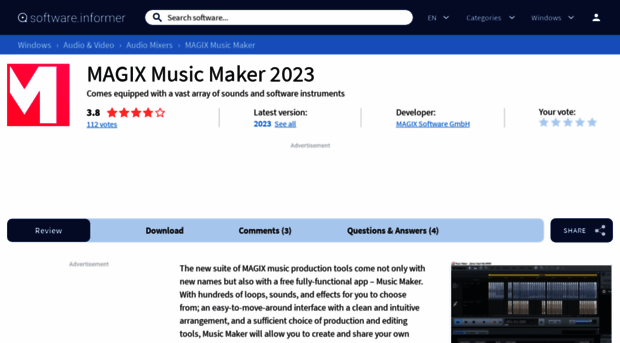 magix-music-maker.informer.com