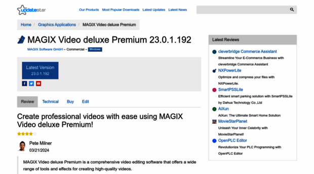 magix-video-deluxe-premium.updatestar.com