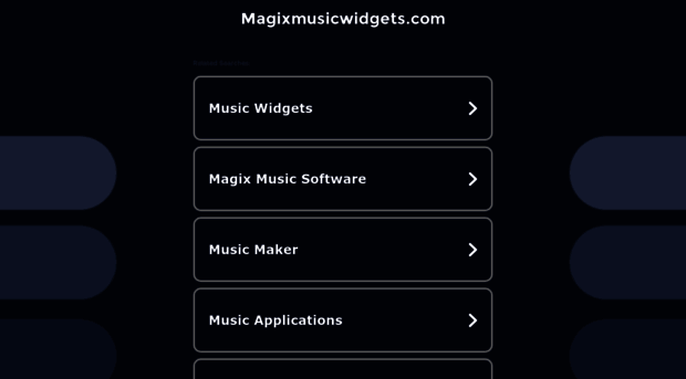 magixmusicwidgets.com