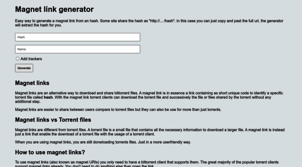 magnetlinkgenerator.com