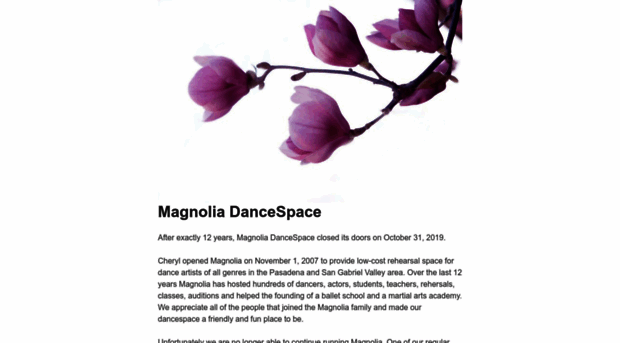 magnoliadancespace.com