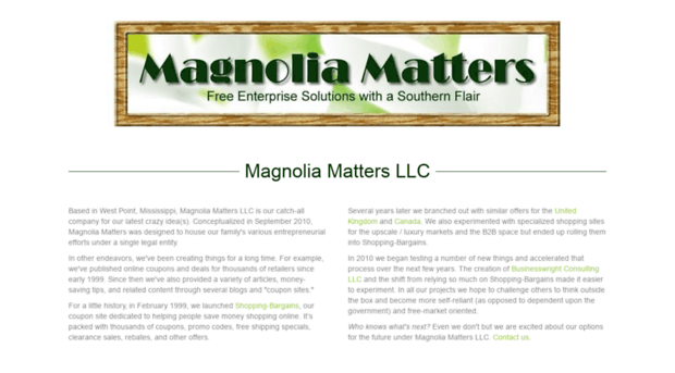 magnoliamatters.com