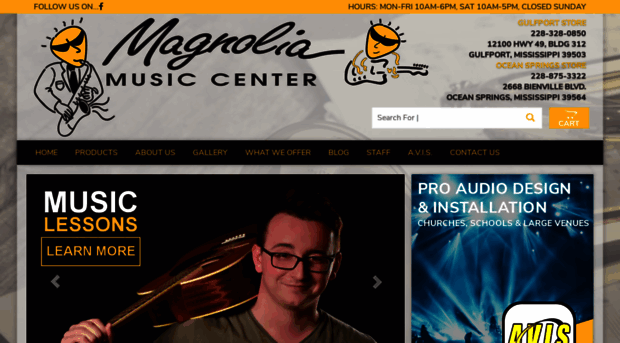 magnoliamusiccenter.com