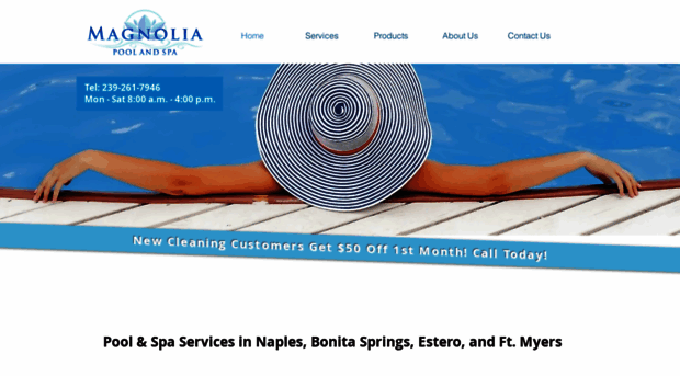 magnoliapoolandspa.com