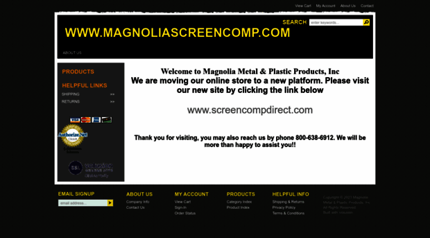 magnoliascreencomp.com