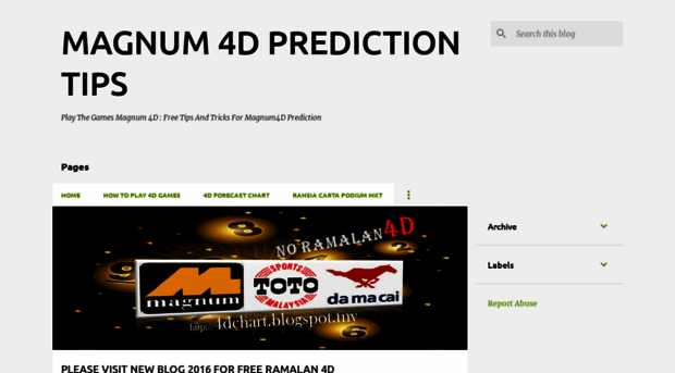magnum4dprediction.blogspot.com
